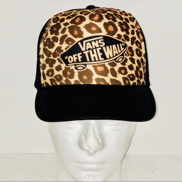 vans leopard hat